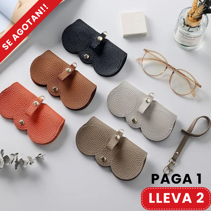 FUNDA ELEGANTE Y COMPACTA PARA TUS GAFAS FAVORITAS 2X1🕶️