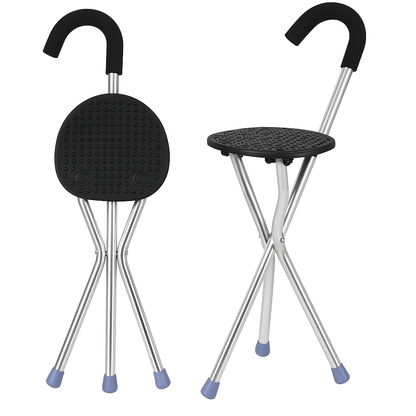 BASTÓN ASIENTO 2 EN 1: CAMINÁ CON SEGURIDAD, DESCANSÁ DONDE QUIERAS🪑