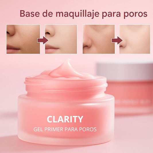 CLARITY™ - Poros menos visibles, maquillaje más duradero