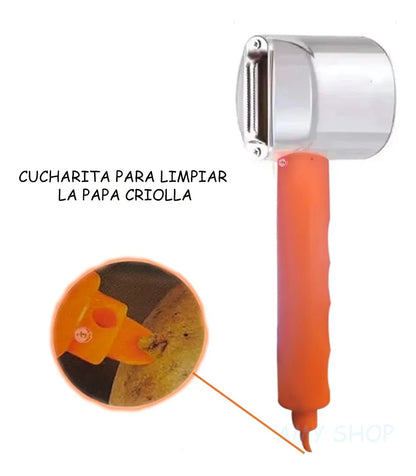 ¡Pela, ralla y recoge sin ensuciar! El pelador 3 en 1 que transforma tu cocina.