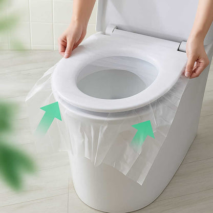 FUNDA BIODEGRADABLE DE UN SOLO USO PARA INODORO (50 UNIDADES) 🚽