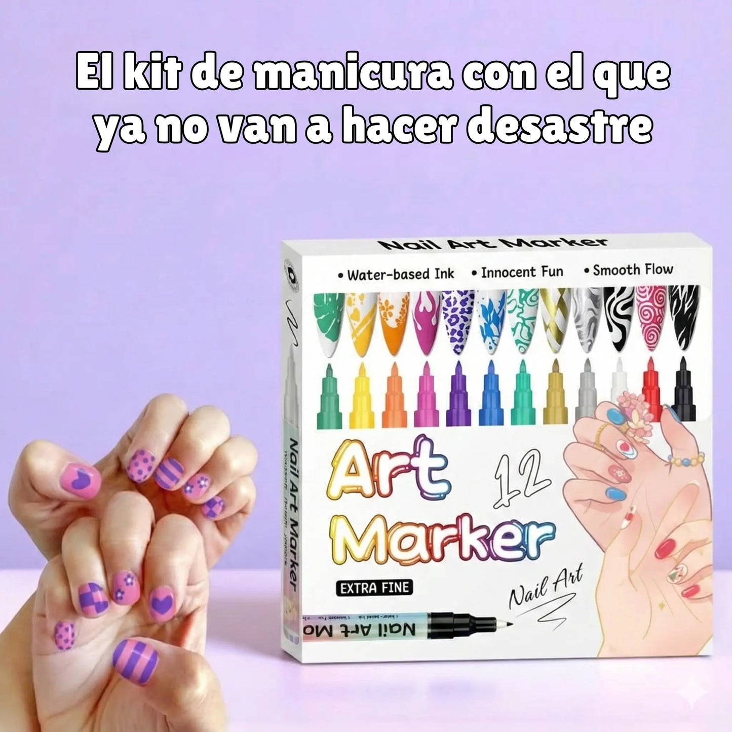 ¡Nail Art para Niñas sin Desastre! 12 Colores Seguros y Súper Divertidos