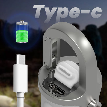 2X1 LINTERNA MINI LLAVERO SUPERBRILLANTE DE 1200 LM, RESISTENTE AL AGUA 🔦