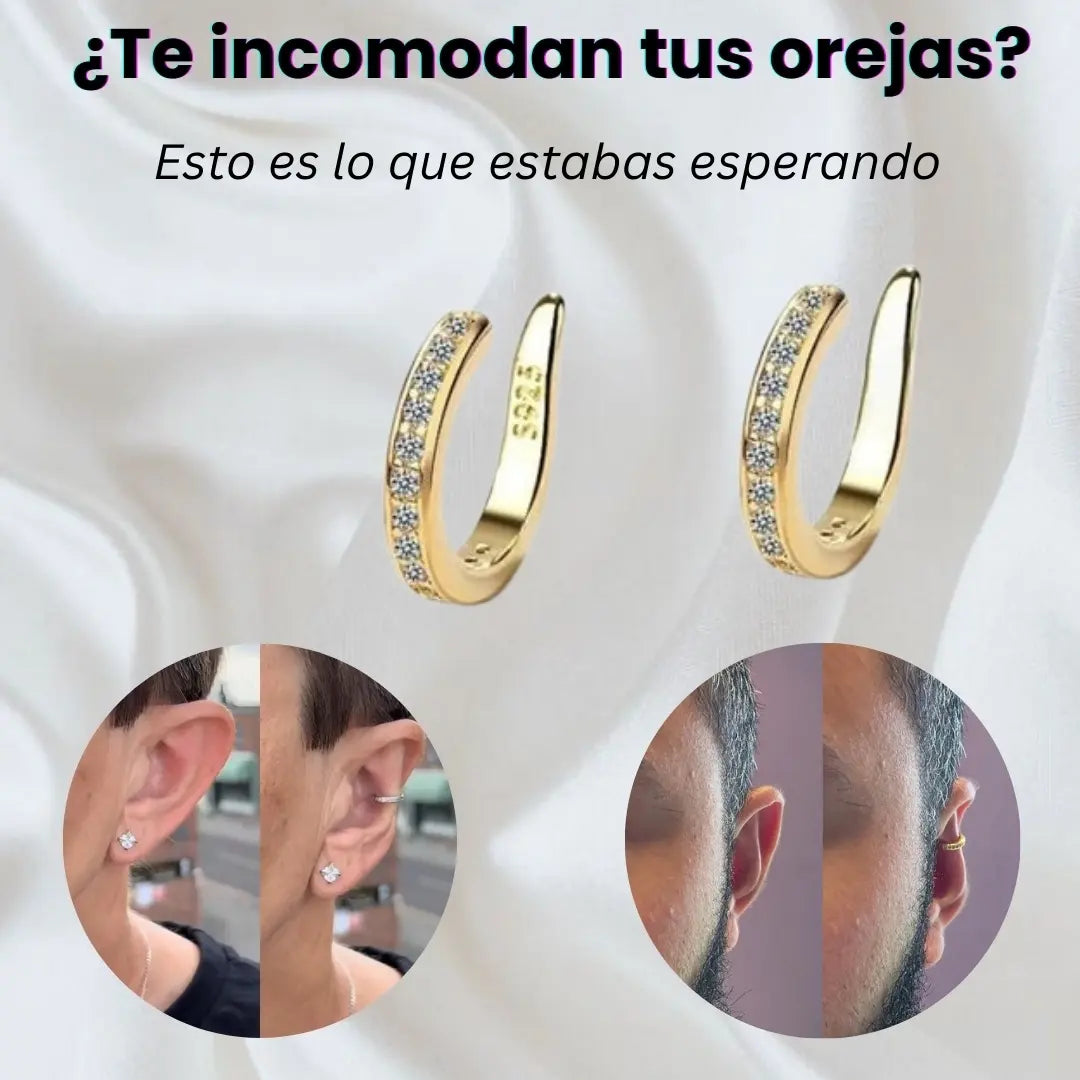 Earfix - Par de aretes que corrigen tus orejas mientras te ves increíble